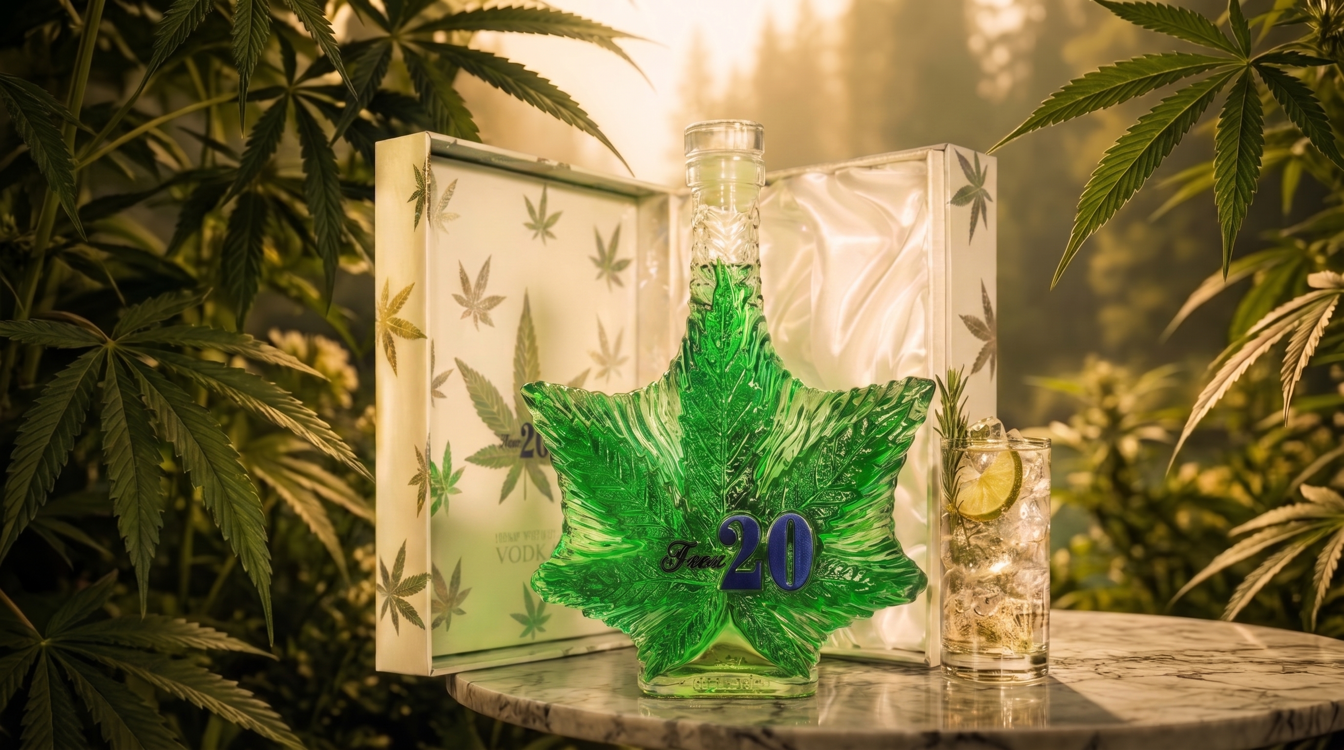Four20 Vodka bottle