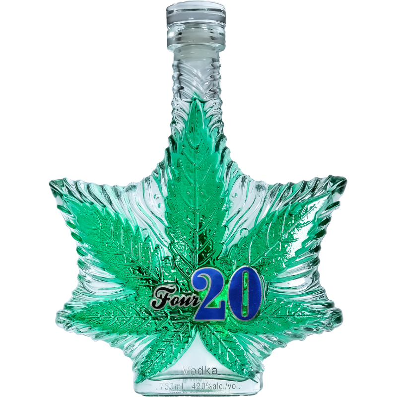 four 20 liquor bottle